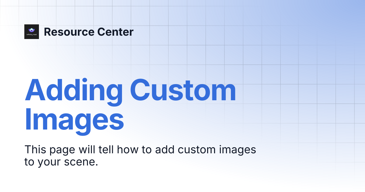 Adding Custom Images | Resource Center